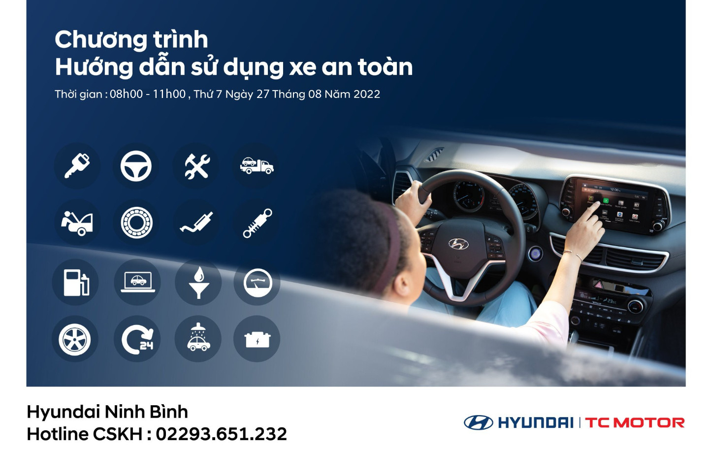  HƯỚNG DẪN SỬ DỤNG XE AN TOÀN THÁNG 8 