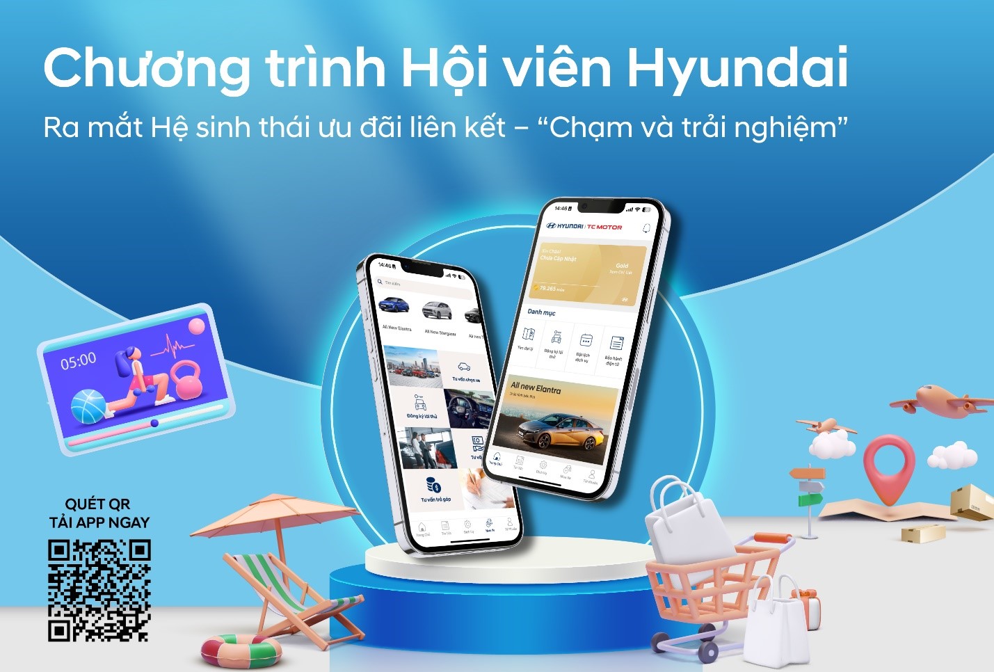 Chương trình Hội viên Hyundai ra mắt hệ sinh thái ưu đãi liên kết “Chạm và trải nghiệm” trên ứng dụng Hyundai ME!